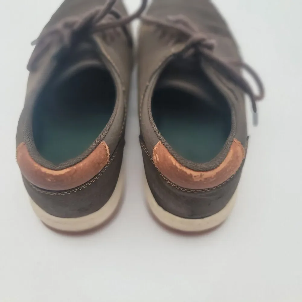 G.H. Bass Percy WX Men's 8.5 Brown Casual Lace-Up Oxford Sneakers